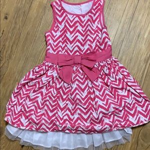 Pink bow dress